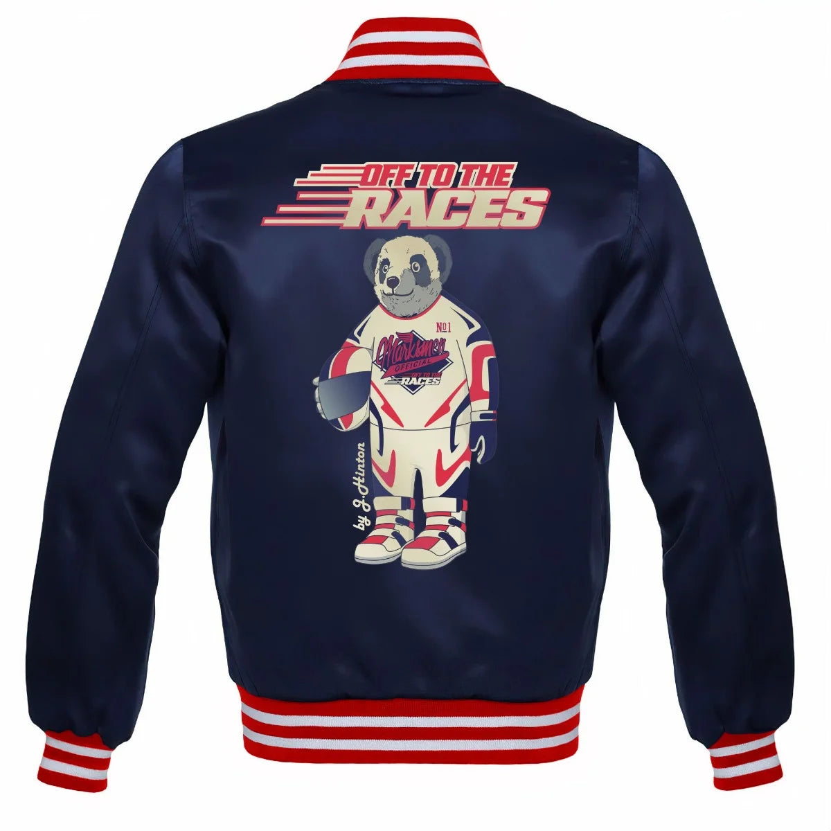 SILK SATIN BOMBER JACKET