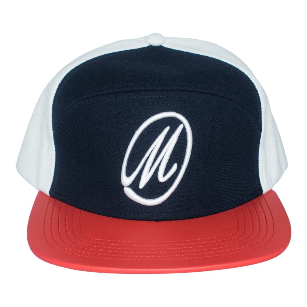 J.Hinton Collections Apparel & Accessories M Logo Leather Brim Strapback