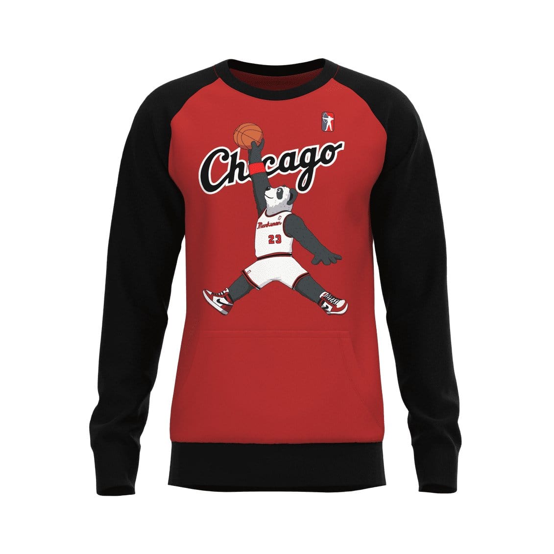 J.Hinton Collections Men's Chicago Jordan Inspired Raglan Sweatshirt