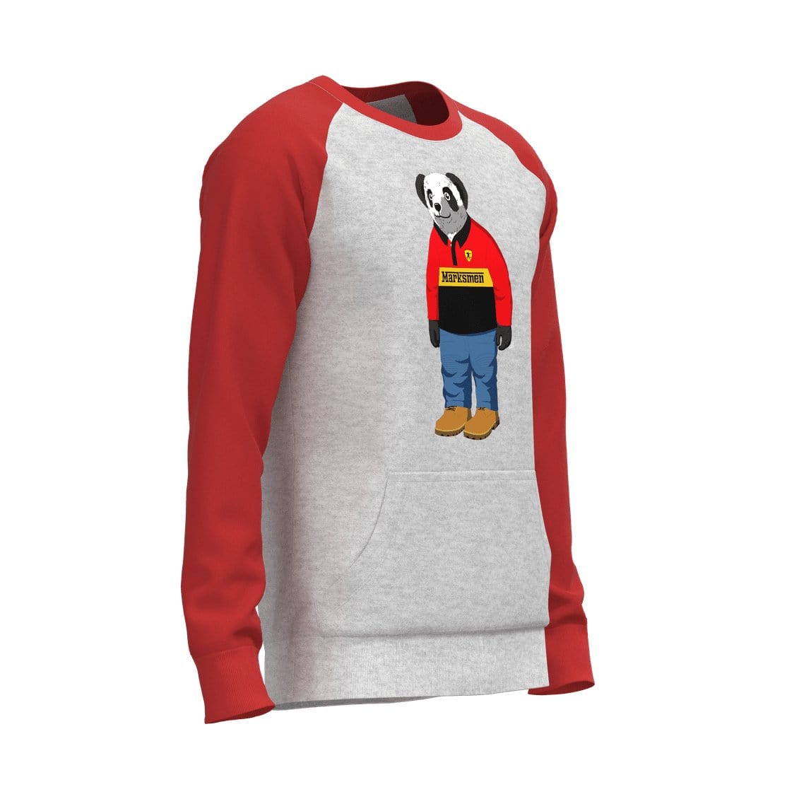 J.Hinton Collections Men's Marksmenari Panda Sweatshirt
