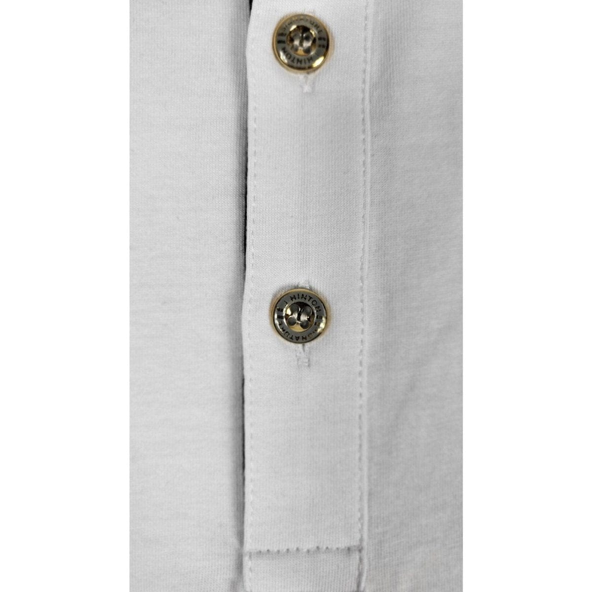 J.Hinton Collections Men's Mosaic - Signature Embroidered Polo (White)