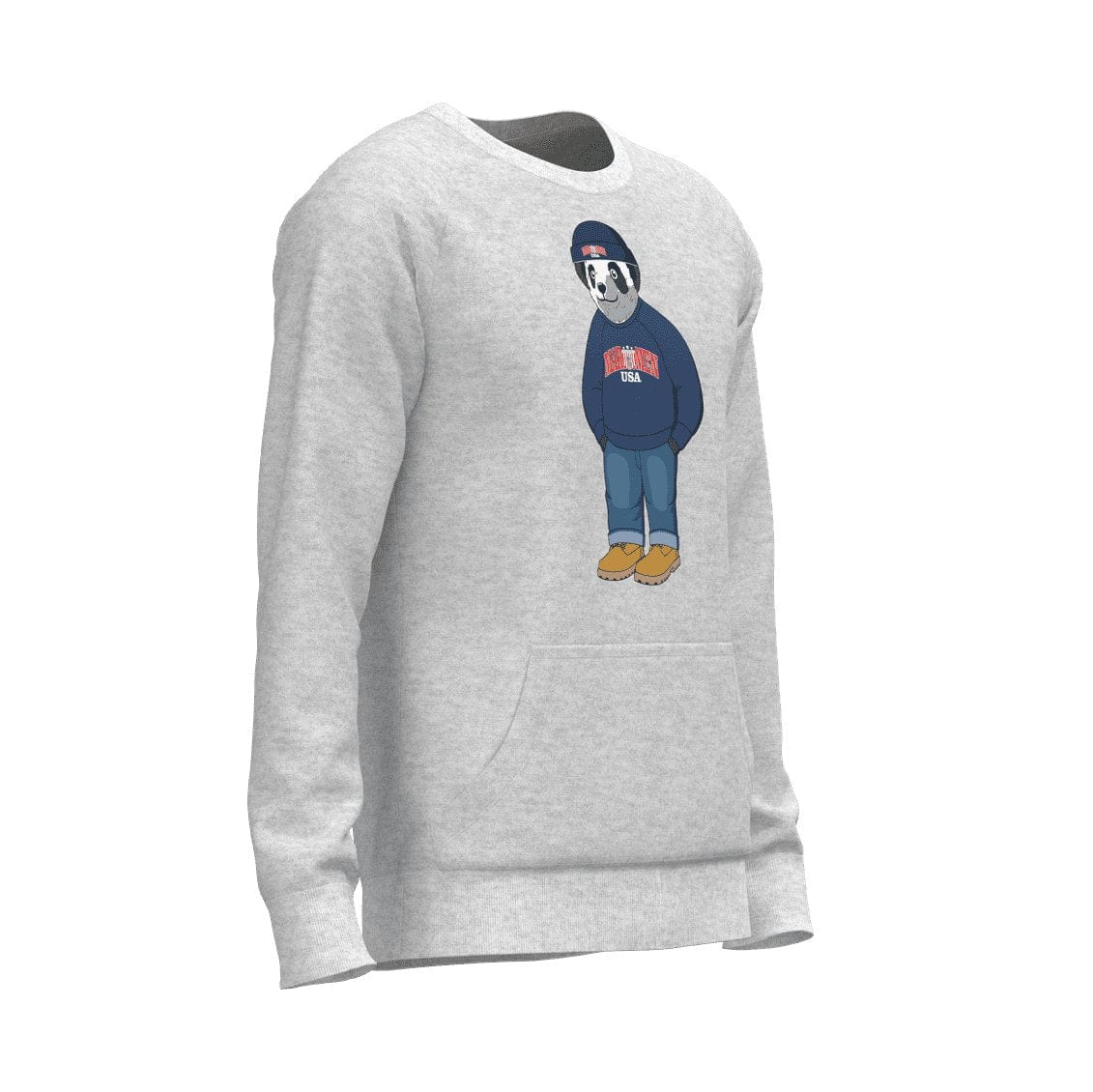 J.Hinton Collections Men's USA Panda Sweatshirt