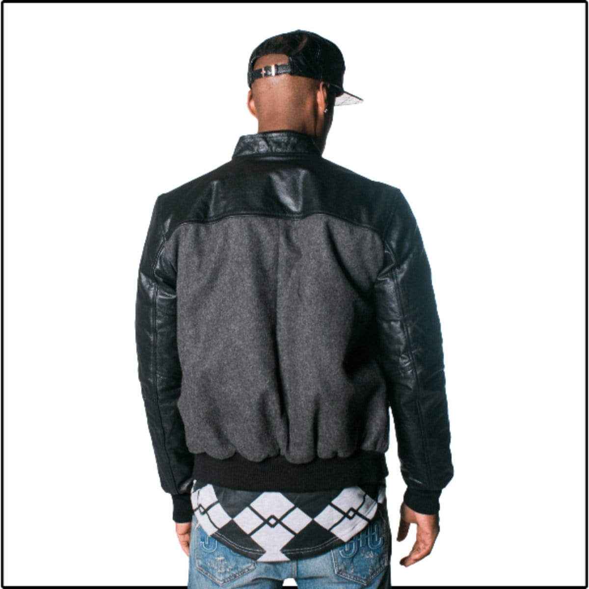 J.Hinton Collections Men’s Varsity Slim fit Lambskin Jackets