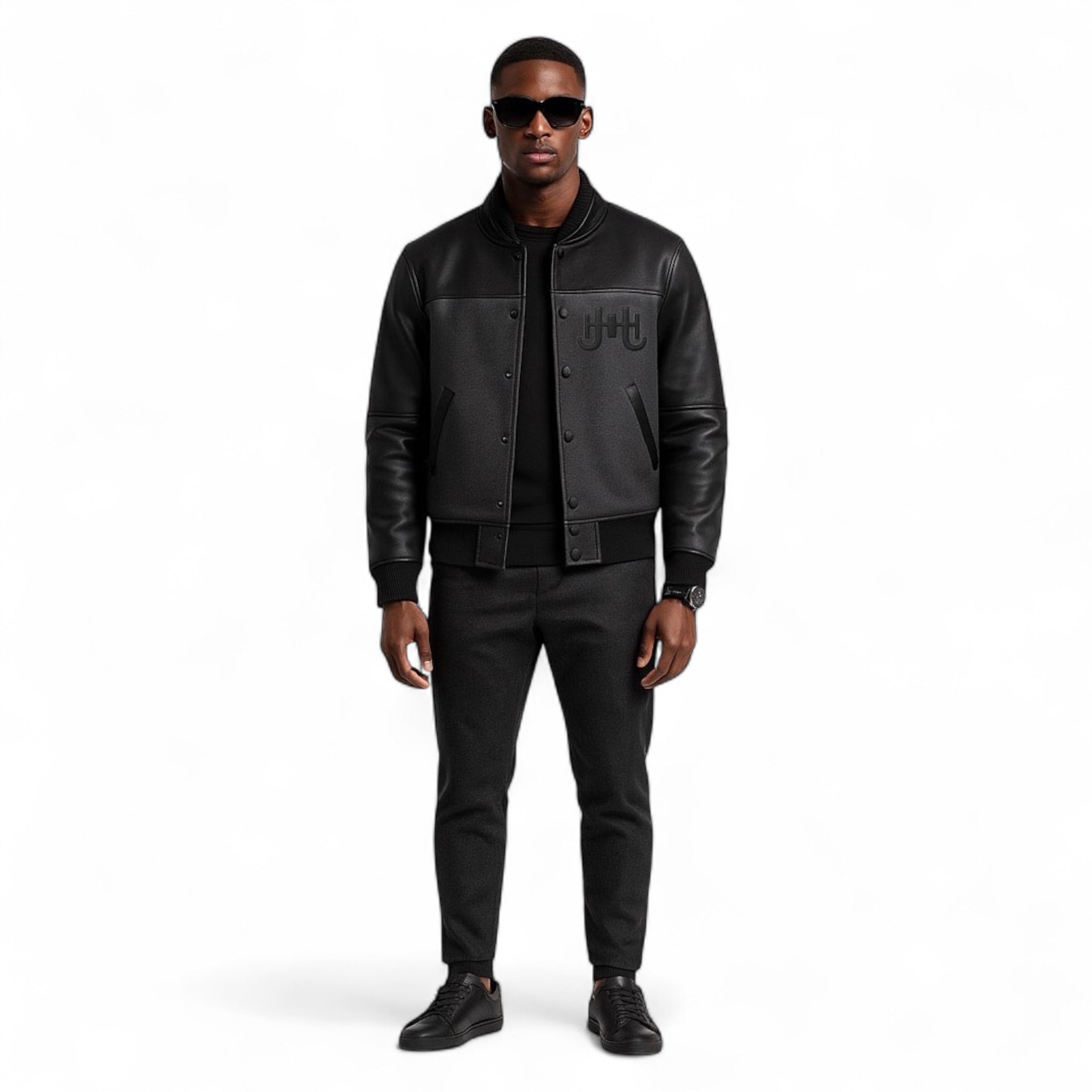 J.Hinton Varsity Jacket – Shadow Grey Edition