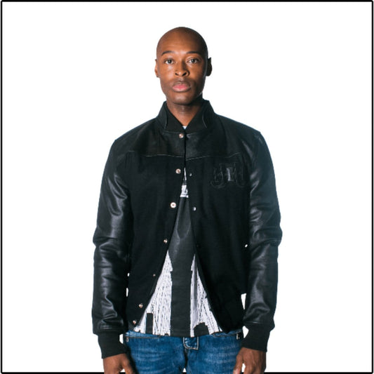 J.Hinton Collections Apparel & Accessories JH Varsity Slim fit Lambskin Jackets