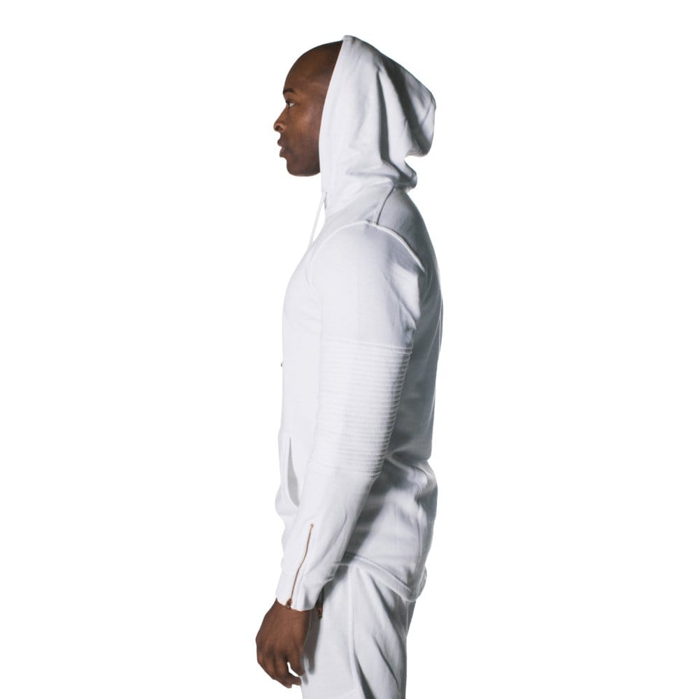 J.Hinton Collections JH Ribbed Biker Jogger Suit(white)