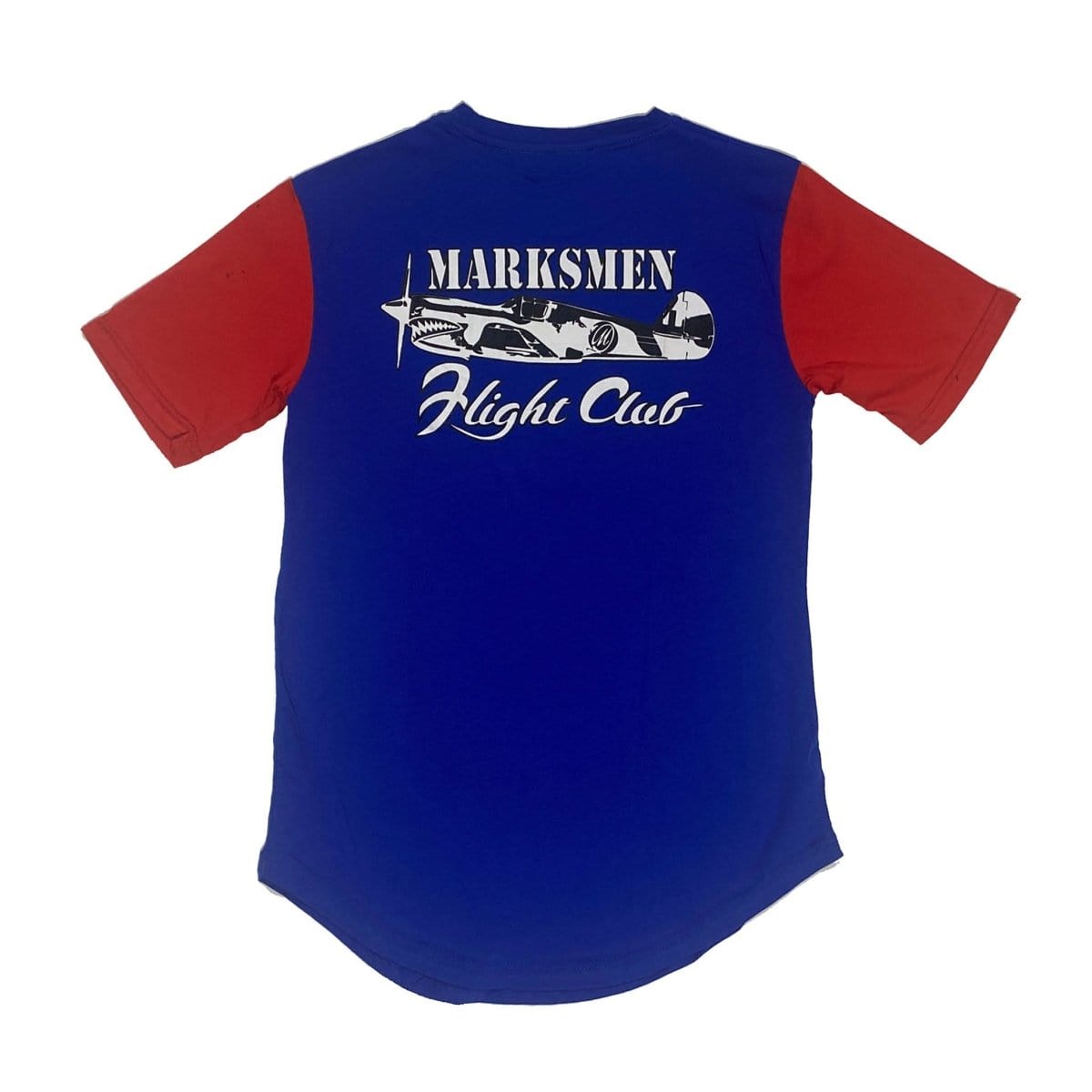 J.Hinton Collections Men's Marksmen Flight Club T-Shirt (Royal/Red)