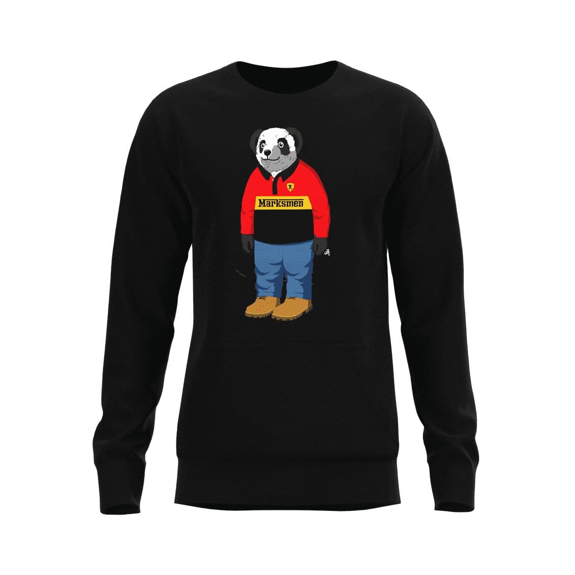 J.Hinton Collections Men's Marksmenari Panda Sweatshirt