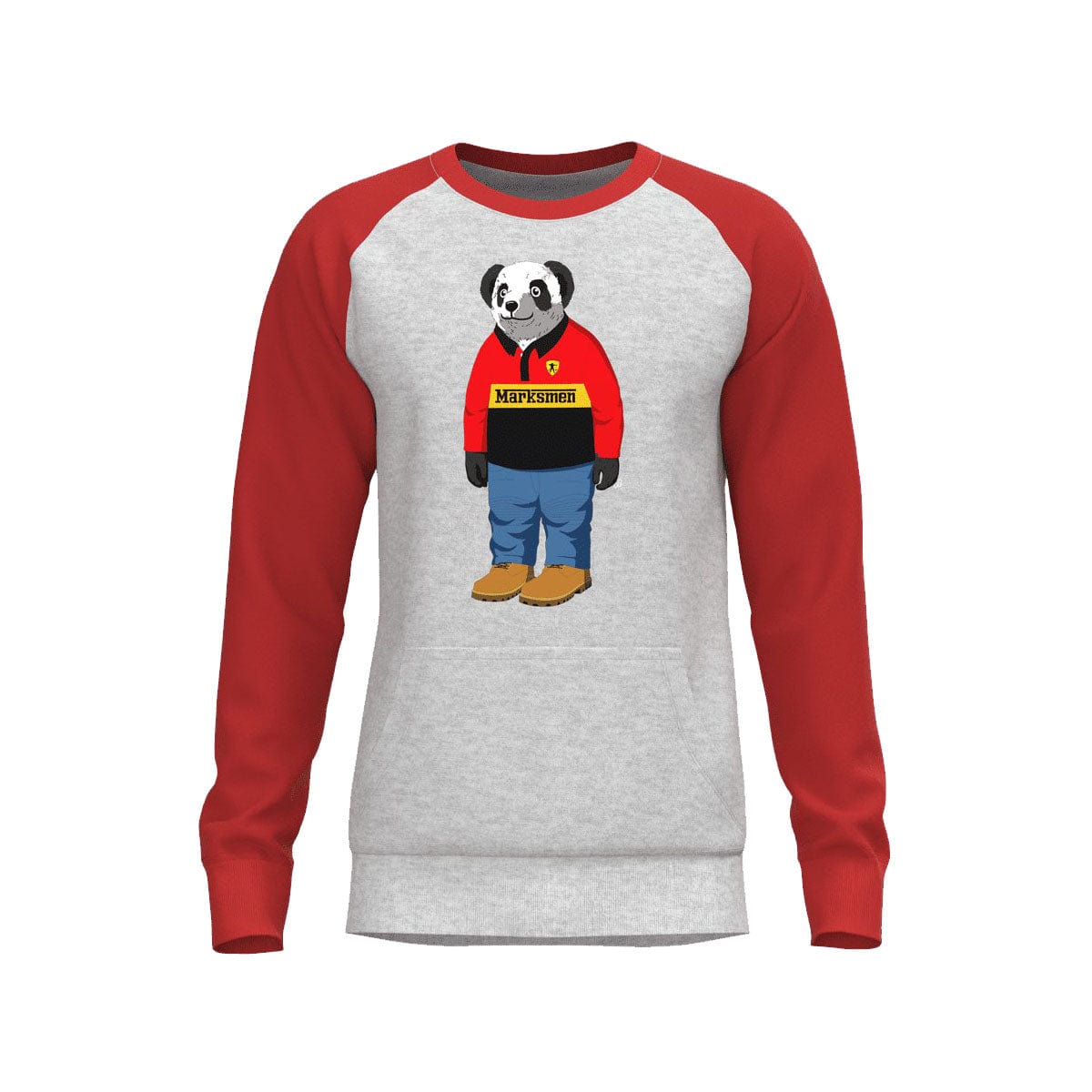 J.Hinton Collections Men's Marksmenari Panda Sweatshirt
