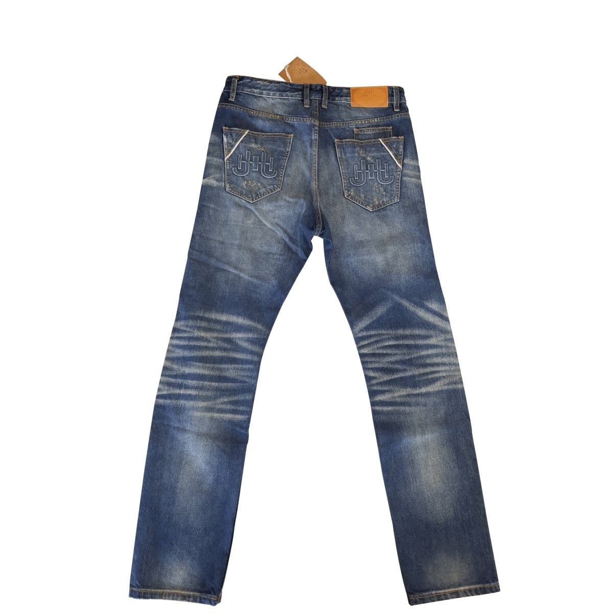 J.Hinton Collections Rugged Urban - Embossed Denim Jeans