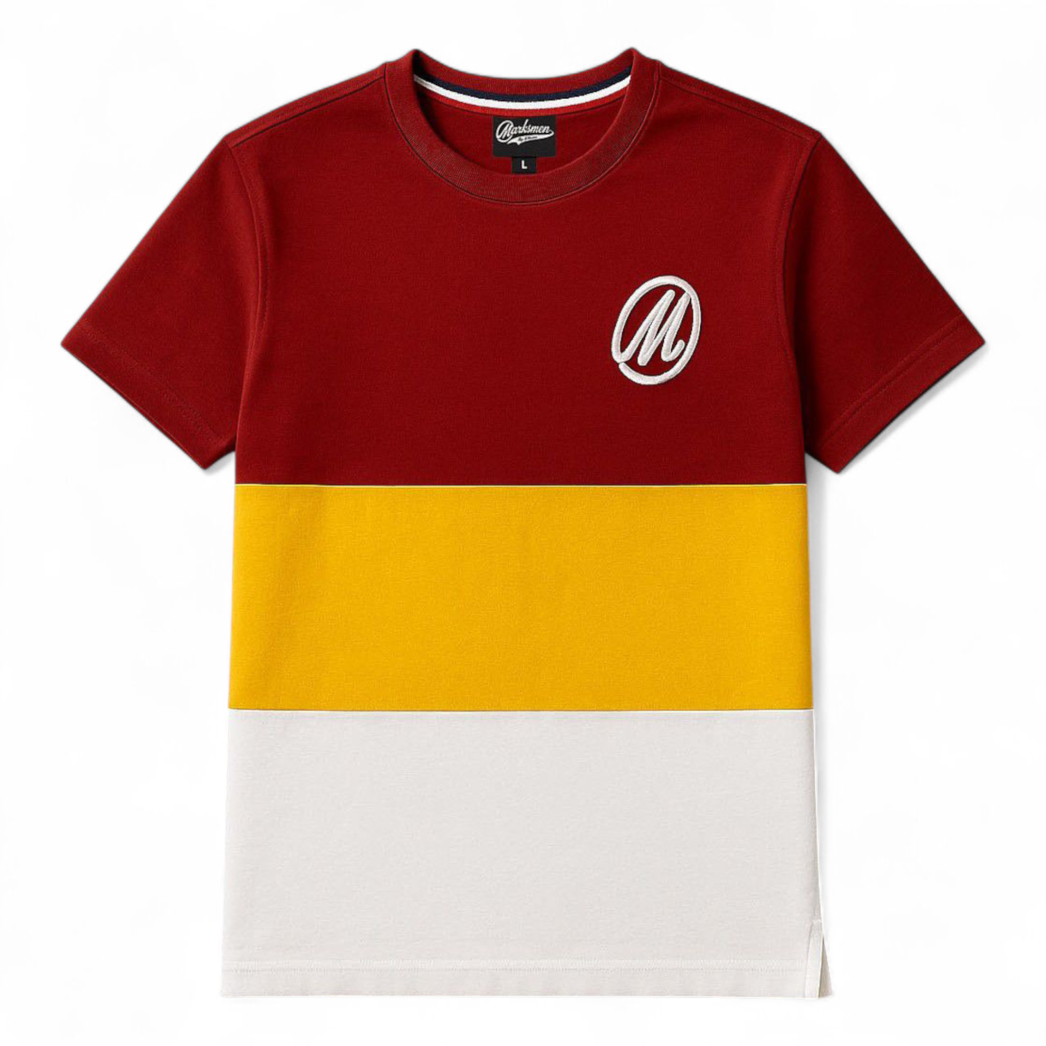 Marksmen Iconic Logo Tri-Color Tee