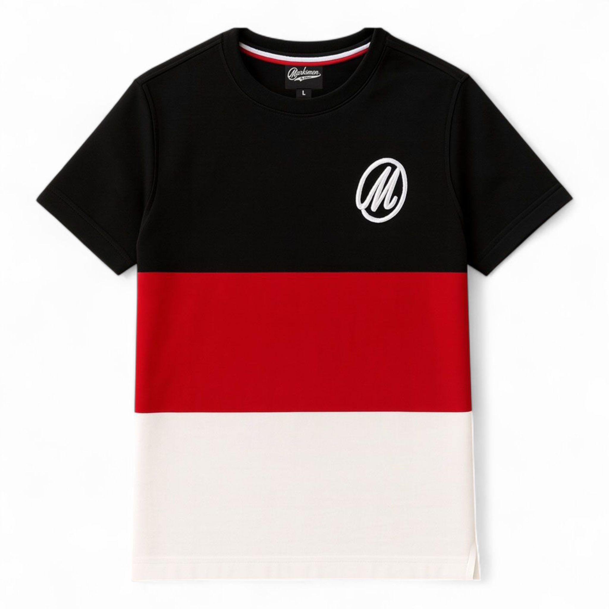 Marksmen Iconic Logo Tri-Color Tee